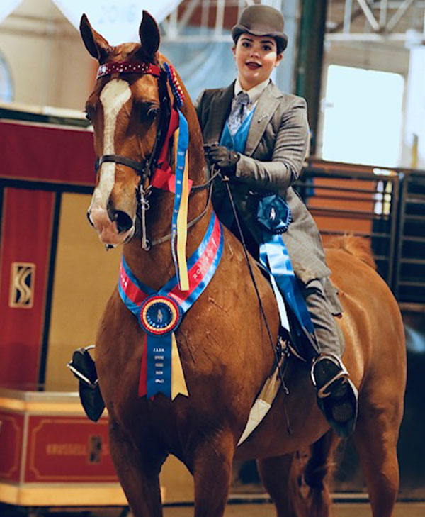 Maggie and Lobster at Krussell Stables in Richmond Illinois
